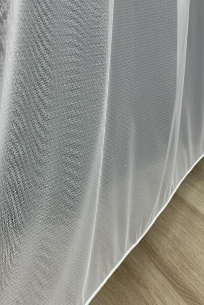 Brillant Balık Sırtı Tül Perde Kurşunlu 1/2 Seyrek Pile 1,kalite