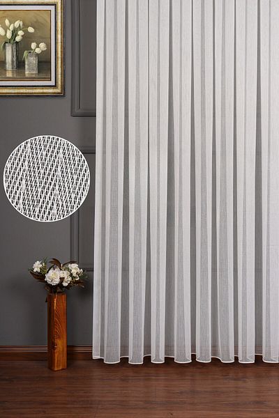 Brillant Living Room and Living Room Curtain Fish Back Tulle Curtain 1/3 Close Pleated New Season Exlusive Catalog