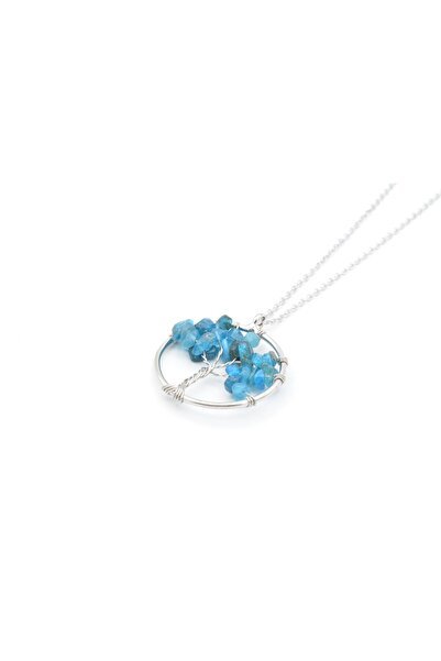 Murty99 Tree of Life - Genuine Natural Apatite Pendant