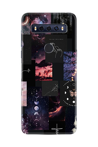 TCL 10 Se Kılıf Desenli Baskılı Silikon Patchwork STK:20