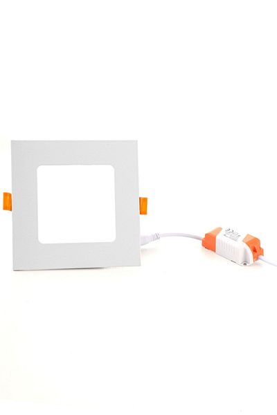 Begüsa Slim Led Panel 6w Square Flush Mounted White 6500 K
