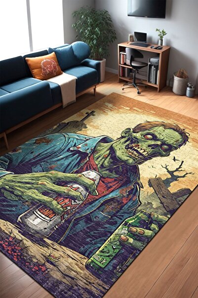Deceta Chenille Gamer Carpet,Cotton Based,Washable, Anti-Slip,Teen Room Player ,Gaming Carpet