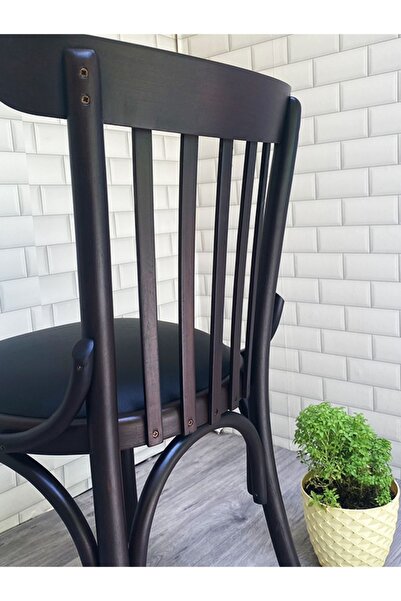 Alaylı Mobilya Koltuk Döşeme Tonet (4 ADET) Ahşap Sandalye - Çıtalı Tonet Mutfak Sandalyesi