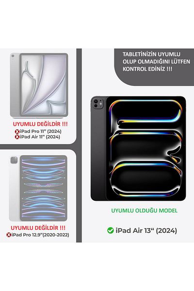 UnDePlus iPad Air 13Inch M2/M3 Tablet Nano Screen Protector A2898 A2899 A2900 Compatible