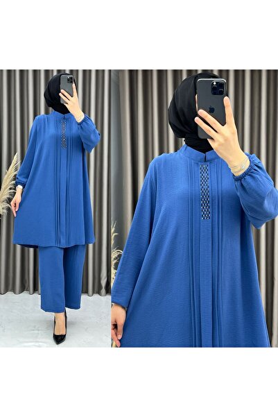 ELİSA Large Size Stone Detailed Hijab Set