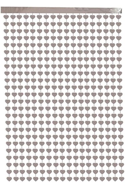 kidspartim Ασημένιο κρεμαστό στολίδι με μεταλλική καρδιά