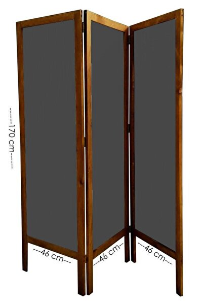 Modacanvas Masif Ahşap Kumas Paravan