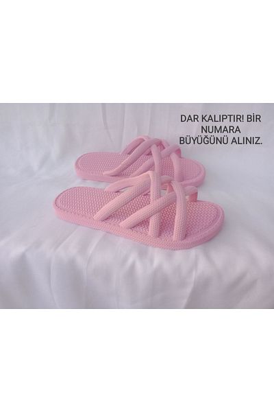 emta tasarım Gezer Women's Oorgu Model Beach Bathroom Balcony Holiday Slippers Narrow Calip