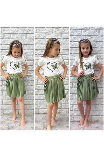 KAMİKAM Set de fuste foarte frumoase - de înaltă calitate, cu volane și piele...