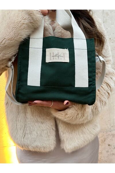 HİT Collection Zümrüt Mini Kanvas Çanta