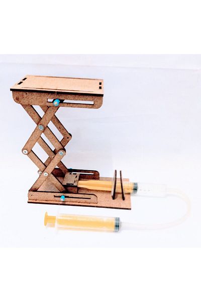 TLR hobi Hydraulic Pascal Principle Elevator Sitem Wooden Model