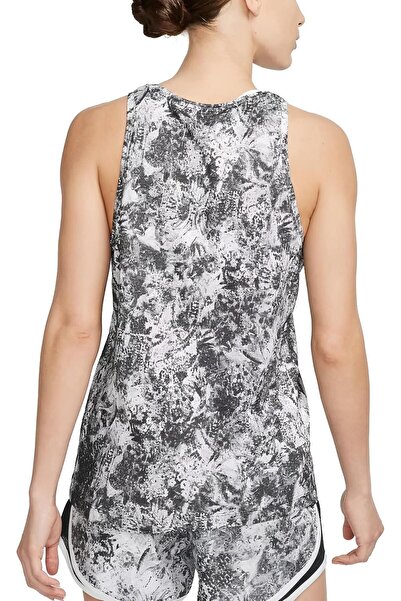 Nike Women's Black Dri Fit Pro All-Over Print Sports Undershirt - Fb8836