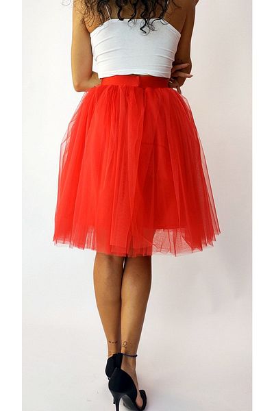 NALINCI Fashion Women - Tulle Tutu Non-Stick Lining, Wedding Graduation Baby Shower Skirts
