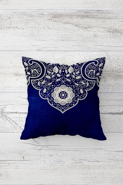 on the clouds Tile Patterned Ethnic Hidden Zippered Throw Pillow Cover Sofa Pillow Cover Set (4 Pieces)