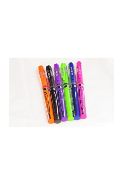 Globox Roller Neon Jel Kalem Pen 07 Mm Turuncu