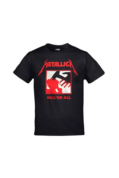 Usaspor Metallica Kill'em All Unisex Black Printed Code Trend - ADR-TM-288