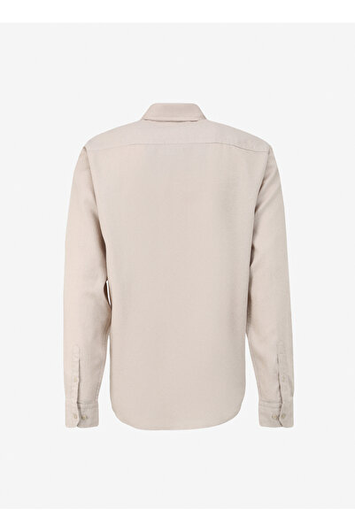 Lee Regular Fit Bej Erkek Gömlek L241262614 Uzun Kollu Gömlek