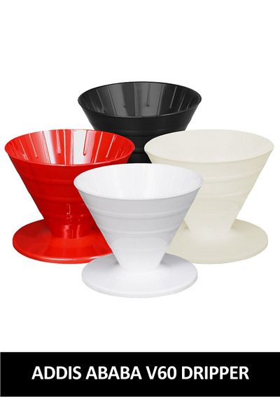 Addis Ababa Coffee V60 Dripper Coffee Brewing Equipment Filter Coffee