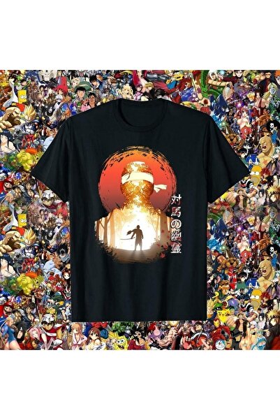 HobyUsa Μπλουζάκι με τάση ιαπωνικού κωδικού Samurai Ghost Of Tsushima 09922