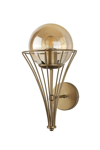 Begüsa Lapis Sconce Antique Honey Glop Glass