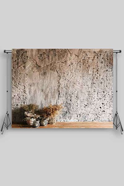 FONHANE 3x2.5 M Kumaş Üç Boyutlu Yetişkin Stüdyo Fotoğraf Fonu Taş Duvar Arka...