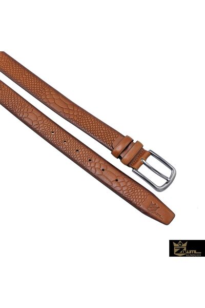 Zaim Kundura Tan Genuine Leather Belt353100317-1