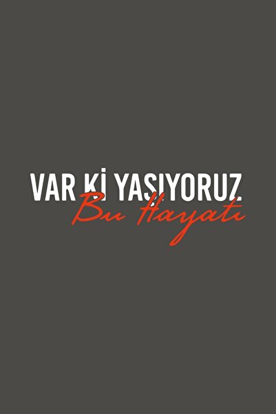 HMNL Var Ki Yaşıyoruz Bu Hayatı Oto, Motorsiklet, Kask, Laptop Sticker 20x7 Cm