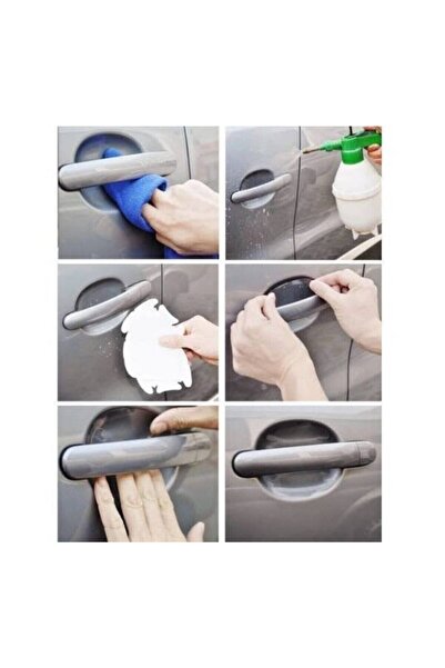 Vi Caro Car Vehicle Door Handle Protection Film Auto Handle Slot Protector