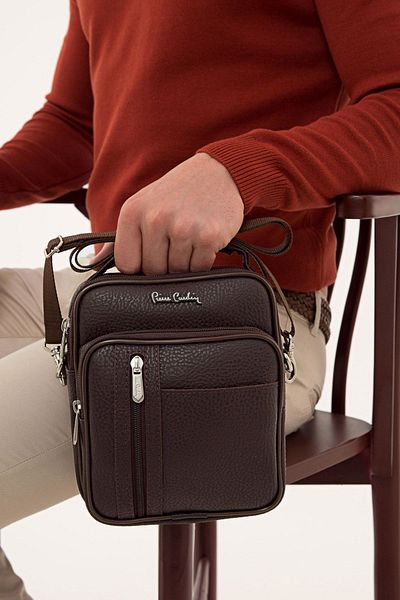 Pierre Cardin حقيبة رجالية بنية اللون A021Ak057.Cnt.01Pc001423-Y21