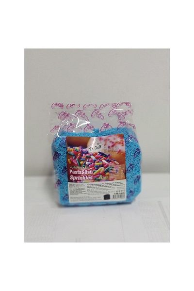 AGN STORE Granulated Cake Decoration Blue - 50 Gr