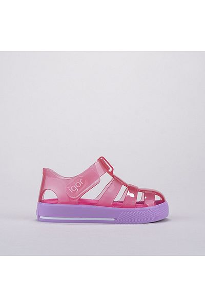 IGOR Star Bicolor Kids Pink Sandals