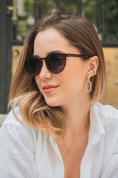 Monvago Mv 19886 Leopard Oval Women's Sunglasses