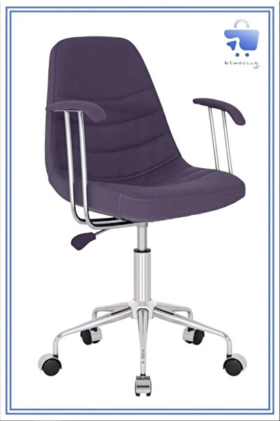 bluetick White Furniture Beowo Donna Rahat Tekerlekli Sandalye B159