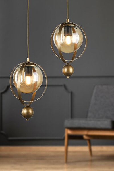 Begüsa Jüpiter 2.li Avize Eskitme Bal Cam