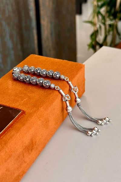dergah tesbih Ayyıldız Design Silver Zaza Prayer Beads