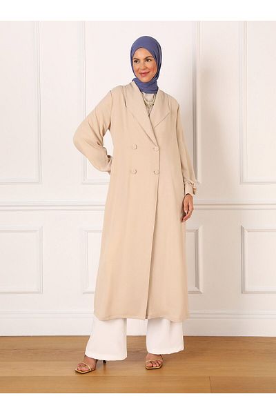 Refka Aerobin Refka - Light Beige Double Covering Top Coat