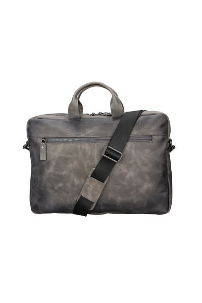 Lev Leather Чанта за лаптоп от естествена кожа 13 и 16 инча - презрамка, с възможност за наименуване