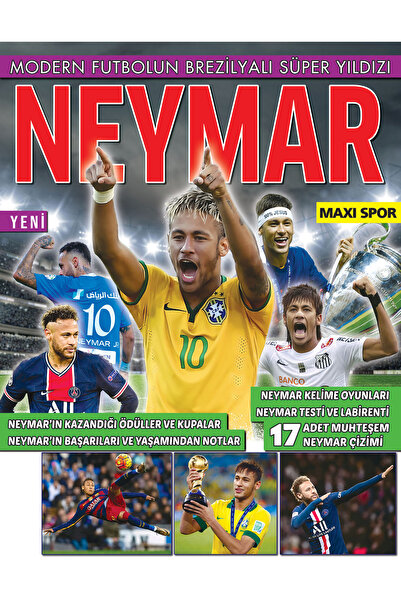 MAXİ Neymar Özel Albüm Poster Sticker 003