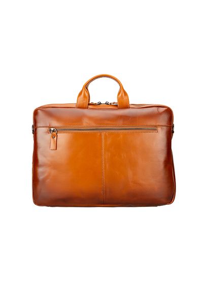 Lev Leather حقيبة كمبيوتر محمول من الجلد الطبيعي مقاس 13 بوصة و16 بوصة - مع حزام كتف، يمكن كتابة الاسم