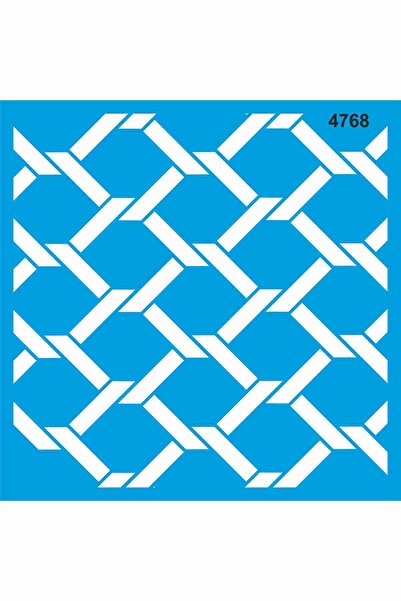 StencilSepeti قالب نمط استنسل هندسي 30x30 سم