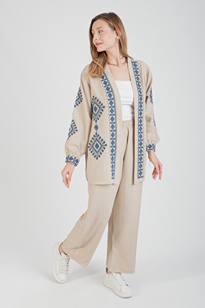 Hatun Atila HatunAtila 8670 Model Suilt Embroidered and Jacketed Set