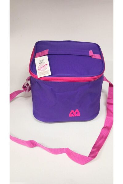 Mikro Mor Termoslu Beslenme Çantası Anasınıfı, Özel Eğitim, Ilköğretim, Ortaöğretim Kız Öğrenci Için