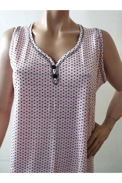 Flamingo Polka Dot Printed Nightgown
