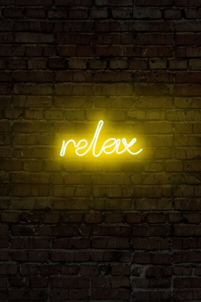 neon graph - Relax - Led Dekoratif Duvar Aydınlatması Neon Duvar Yazısı Sihir...
