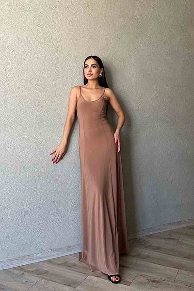 Seda Yalçın Atelier Blaivs Spanish Dress - Mink Strap
