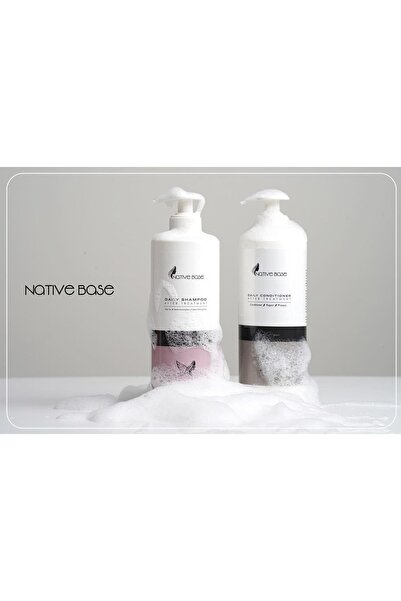 Native Base Keratin Bakım Şampuanı + Keratin Kremi 500 Ml