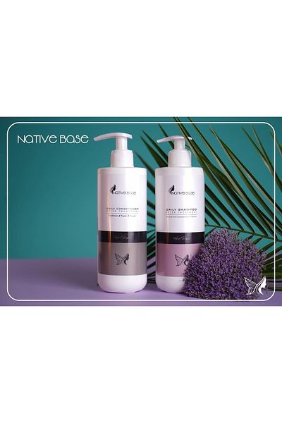Native Base 500 ml Keratin Care Shampoo and Cream Set