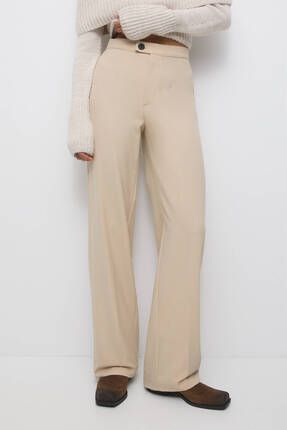 Pull Bear Pensli straight kuma pantolon Fiyat Yorumlar Trendyol