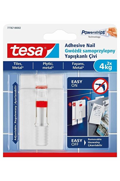 Genel Markalar bırakmadan Sökülebilir Yapışkanlı Askı 77767