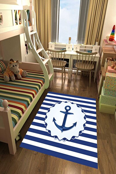 YTR HOME Dijital Baskı Yıkanabilir Kaymaz Taban Dekoratif Salon Mutfak Halısı...